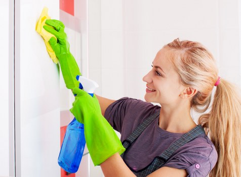 Professional oven cleaning service in a W12 kitchen