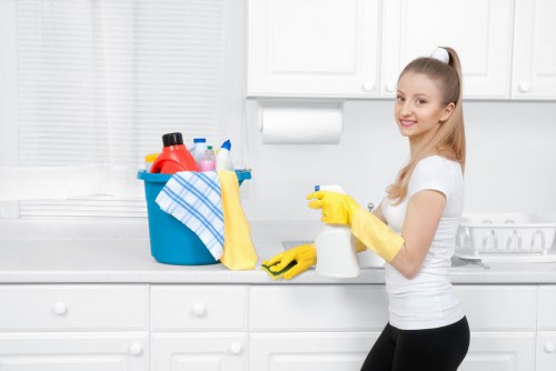 Upholstery stain removal on a sofa in West London