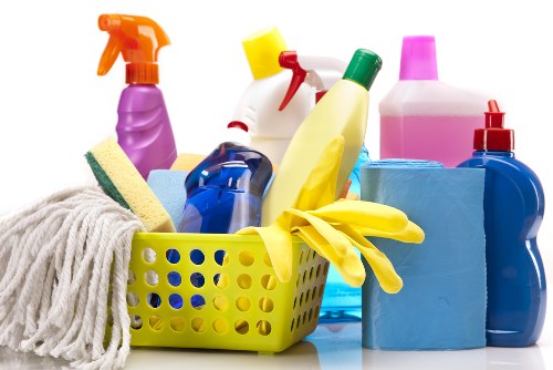 Cleaner preparing a spotless home in W12