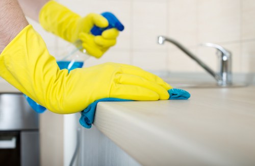 Commercial deep cleaning for an office in W12