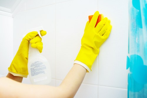 Cleaners W12 team preparing a safe and insured cleaning service