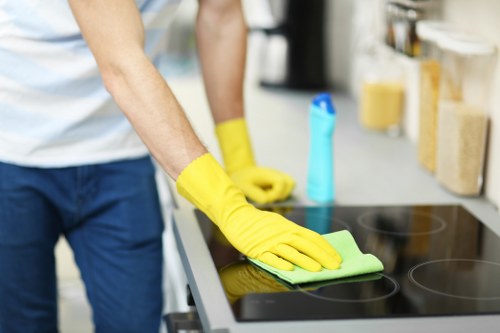 Commercial upholstery cleaning for office seating in W12